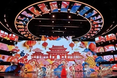 VDF DMX Winch Teeb Lub 2026 Sichuan -Chongqing Spring Festival Gala.